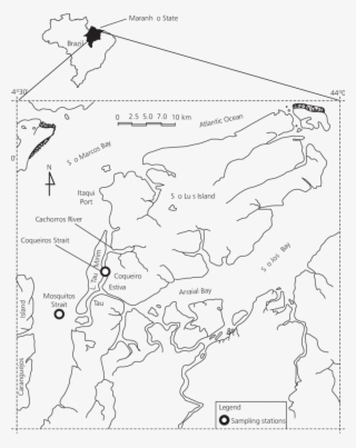 Location Of The Sampling Stations #7095875