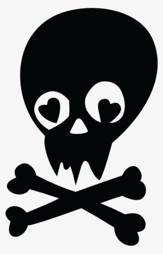 Caveira Olhos Coração #7096274