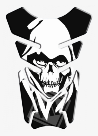 Adesivo Protetor De Tanque Caveira Skull #7097291