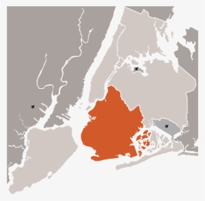 New York City Location Brooklyn - New York Boroughs Vector #710085