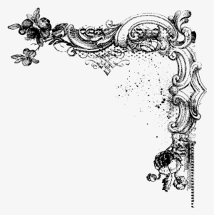 Decorative Borders Clip Art Hubpicture Pin - Corner Border Transparent ...