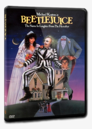 Michael Keaton And Beetlejuice Photograph - Beetlejuice Dvd Cover #710652