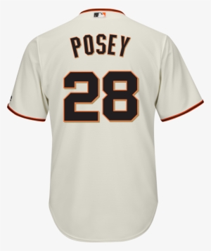 San Francisco Giants Buster Posey White Men's Jersey #710653