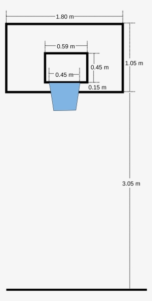 Open - Dimension Of Basketball Board #710711