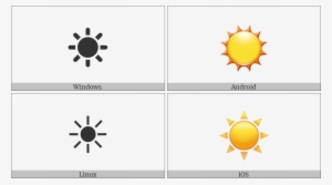 Black Sun With Rays On Various Operating Systems - Operating System #710813