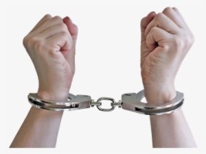 Pair Clipart Two Hand - Transparent Background Handcuffs Png #711022
