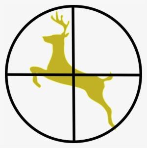 Rifle Scope Crosshairs Png - Hunting Clip Art #712430