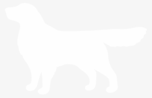 Jpg Transparent Library Golden Retriever Clipart Vector - Golden Retriever Silhouette White #712431