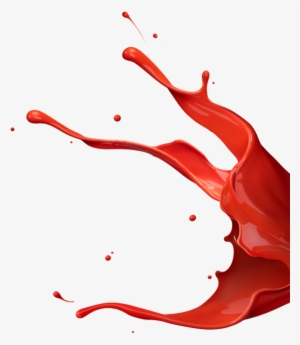 Nyelenehart Ink Splashes Effect Photoshop Tutorial - Red Ink Splash Png #712734