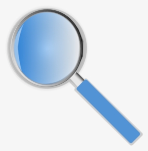 Magnifying Glass Clip Art At Clker Com - Magnifying Glass Clipart Blue #712736