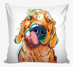 Golden Retriever Pillow Cover - Pillow #712975