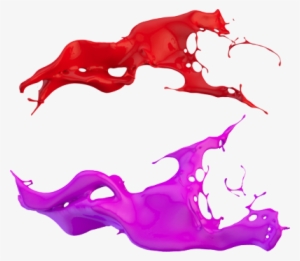 Watercolor Splatter Png 3d Paint Splash Psd, Vector - Paint Splash 3d Png #713209