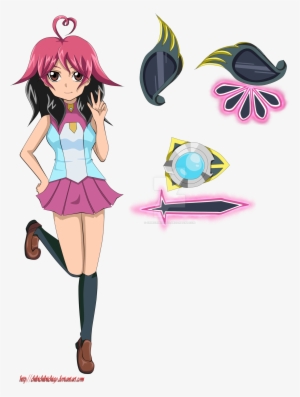 Clip Arc V Oc Sakuraba Hanako By Chibichibiichigo - Yu Gi Oh Oc #713251