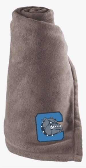 Embroidered Centennial Bulldog Logo Large Fleece Blanket - 54" X 80" Tailgate Blanket From Holloway Sportswear #713966