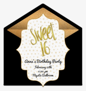 Sweet 16 Birthday Online Invitation - Birthday #714023