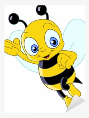 Cafepress Jumping Bee Sticker Square Bumper Car Decal #714392