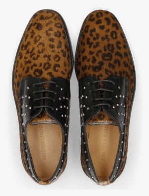 Derby Shoes Katrin 2 Black Hair On Leo Cappu - Sneakers #714744