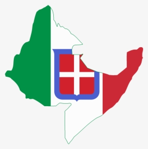 Flag Map Of Italian East Africa - Italian East Africa Flag #715247