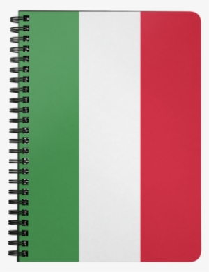 Italian Flag Spiral Bound Notebook - Notebook #715382