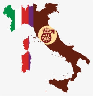 Flag Map Of Italian Mse - Percentage Of Y Dna Similarity #715404