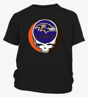 Nfl Baltimore Ravens Grateful Dead Steal Your Face - Shirt - Free ...