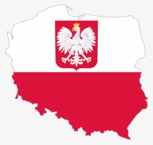 Poland, Country, Europe, Flag, Borders - Poland Map With Flag #715492