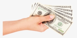 Money In Hands - Hands Holding Money Png #715513