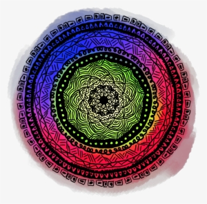 Watercolor Mandala Available On My Redbubble - Circle #715586