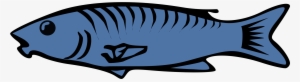 Salmon Clipart At Getdrawings - Blue Fish Clip Art #715825