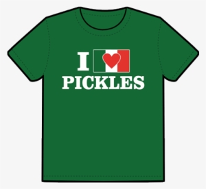T-shirt I Heart Pickles Italian Flag - Charley Varrick Dvd #715870