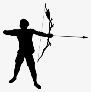 Download Png - Male Archer Silhouette #716244