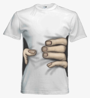 Funny Hand Grab T-shirt In Any Size - T-shirt #716381
