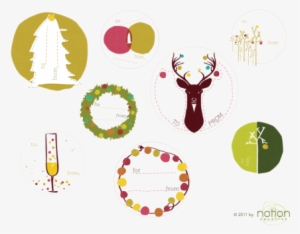 Free Christmas Gift Tags Courtesely From 'notion - Cartoon #716408