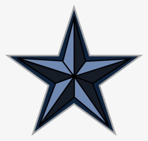 Navy Blue Star Clipart - Dark Blue Star Png #716440