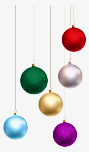 Christmas Balls Png Transparent Clip Art - Png Hanging Balls For Christmas #716963