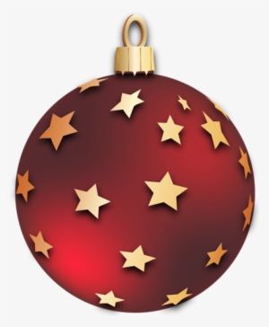 Golden Style Christmas Ball Png - Christmas Ornaments Clipart Red #716985