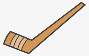 Baseball Bat Line Art - Ice Hockey Stick Png #717126