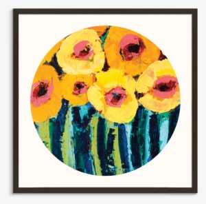 Artist Lane Poppies By Anna Blatman Framed Painting #717533