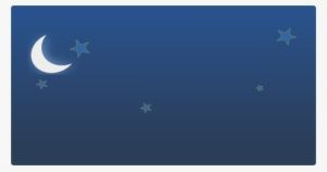 Night Sky With Stars And Moon Clip Art At Clker Com - Moon #717694