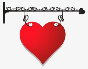 Png Image Hanging Heart #717956