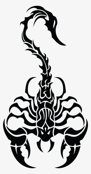 Free Clipart Of A Black And White Tribal Scorpion Scorpion Art Free   71 718088 Free Clipart Of A Black And White Tribal 