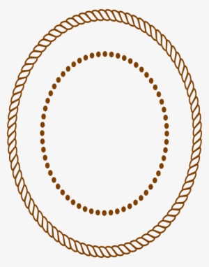 Cowboy Rope Border Clip Art - Rope Circle Vector Png #718848