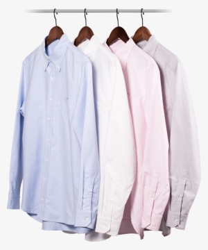 Row Of Oxford Shirts On Hangers - Clothes Hanger #718874