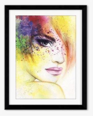 Sale Embellished Beauty - Abstract Watercolor Woman Girl #719251