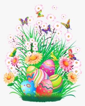 0, - Easter Flowers Clipart #719360