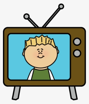 Tv Clipart - Watching Tv Clipart #719428