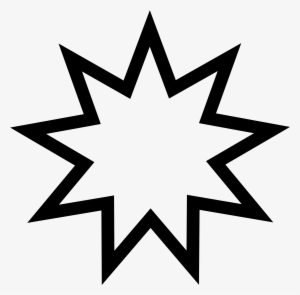 This Free Icons Png Design Of Baha'i Nine Pointed Star #719726