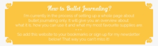 New To Bullet Journaling Info Box #7104594