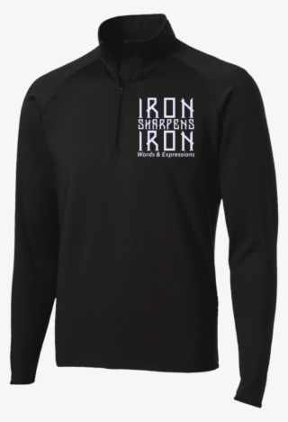 "iron Sharpens Iron" Embroidered Half Zip Raglan Performance #7105614
