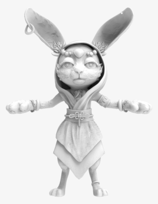 #zbrush #art #3d #modeling #bunny #anthrop #rabbit #7107086